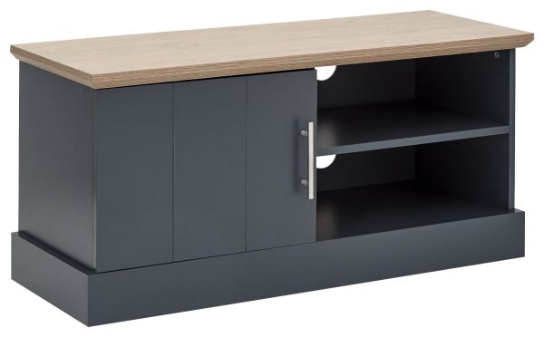 KENDAL COMPACT TV STAND MEDIA UNIT SLATE BLUE SD - Image 4