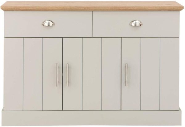 Kendal Large Sideboard Storage Cabinet TV Stand Console Table Living Grey