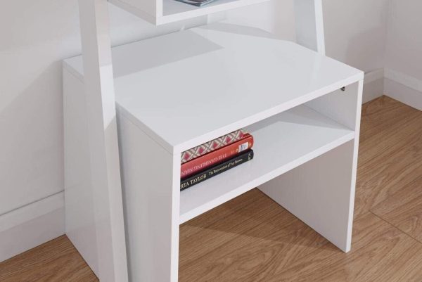 Ladder stool seat or can be used as a bed side table nightstand White - Image 4