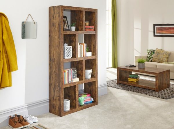 Jakarta Mango Tall Open Shelving Shelf unit Bookcase Living room range - Image 5