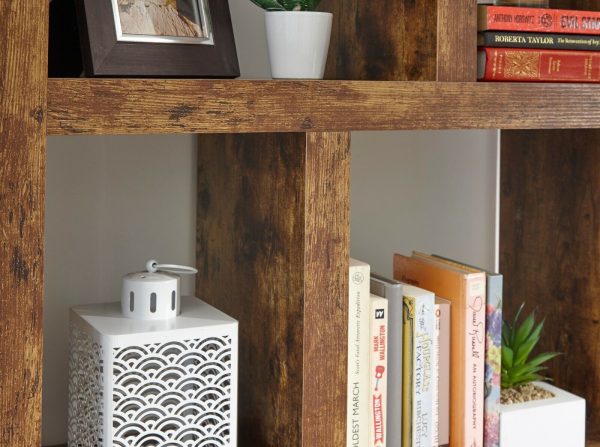 Jakarta Mango Tall Open Shelving Shelf unit Bookcase Living room range - Image 7