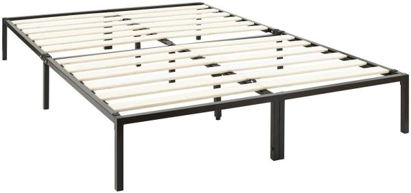 Kore Black Metal Loft Bed Urban Platform Bed - 4ft  Small Double