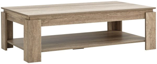 Canyon Oak Veneer Coffee Side Table Unique 3D finish for an individual look - Image 3