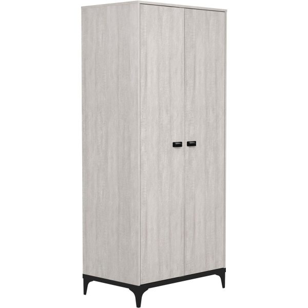 Truro 2 door Wardrobe, Quality materials Dusty Grey Oak 180 x 79 x 51 - Image 3