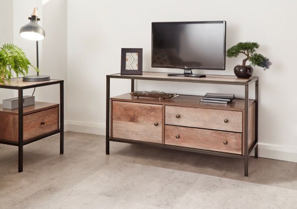 BRUNEL TV UNIT MANGO WOOD - Image 11