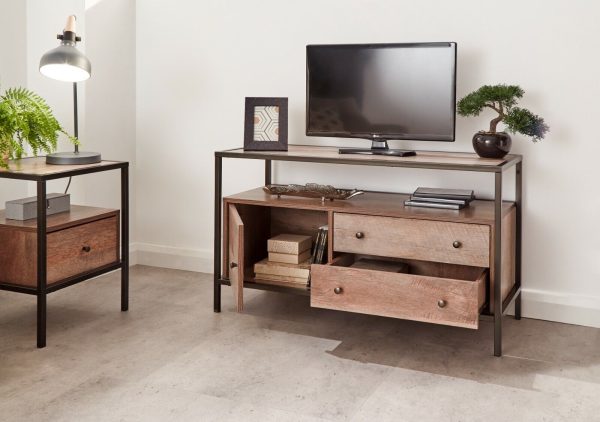 BRUNEL TV UNIT MANGO WOOD