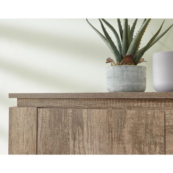 Canyon 1 Door 3 Drawer Multi unit Sideboard Oak Veneer 3D finish - Image 11