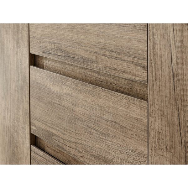 Canyon 1 Door 3 Drawer Multi unit Sideboard Oak Veneer 3D finish - Image 10