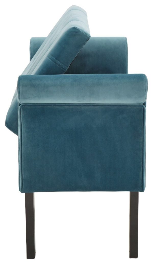 Osborne Fabric Ottoman Storage Seating Bench WINDOW SEAT TEAL - Image 8