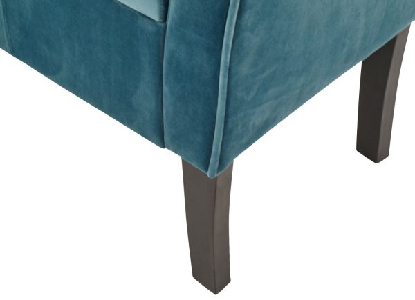 Osborne Fabric Ottoman Storage Seating Bench WINDOW SEAT TEAL - Image 10