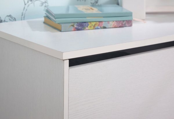 Panama Ottoman Storage bench Unit White ideal for bedding and blankets - Image 8