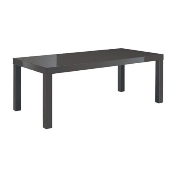 Puro Modern Charcoal Grey High Gloss Coffee Table - Image 3