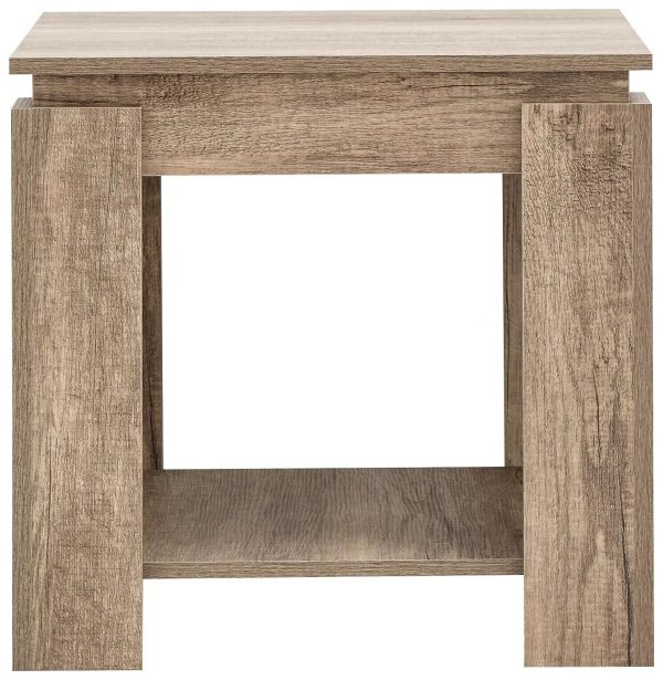 Canyon Oak Veneer Lamp Side Table Unique 3D finish for an individual look - Image 5