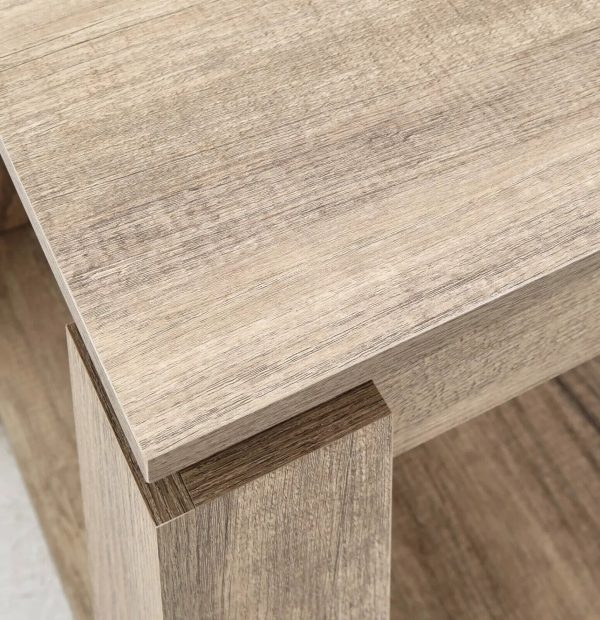 Canyon Oak Veneer Lamp Side Table Unique 3D finish for an individual look - Image 6