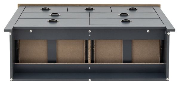 GFW Lancaster Merchants Chest - Slate Blue Sideboard - Image 9