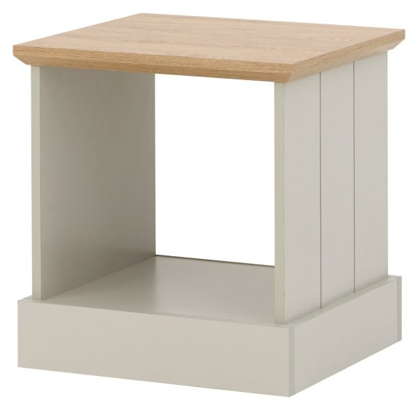 Kendal Lamp Table Grey Oak colour top