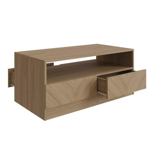 Catania Coffee Table Euro Oak - Image 3