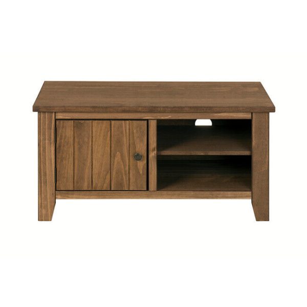 Havana 1 Door TV Media Unit Mexican Pine Aztec Stain