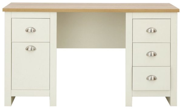 Lancaster bedroom furniture Study Desk Dresser - Cream