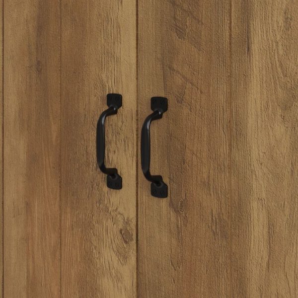 Boston 2 Door Wardrobe Knotty Oak Design bedroom loft studio - Image 7