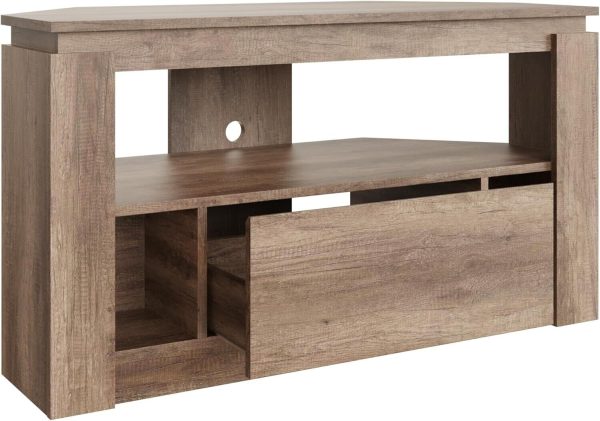 Canyon TV Unit, Grey Oak, H55 W100 D45 - Image 4