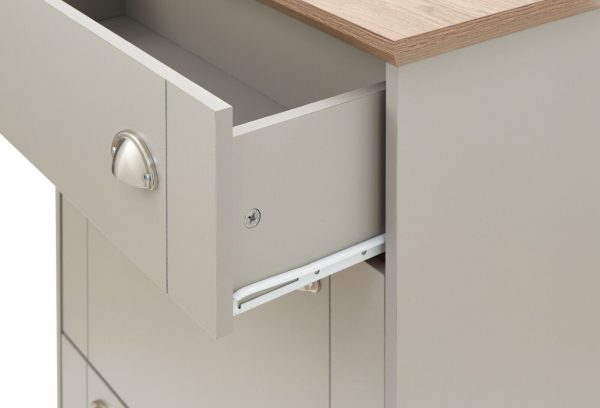 KENDAL DELUXE SHOE CABINET GREY - Image 10