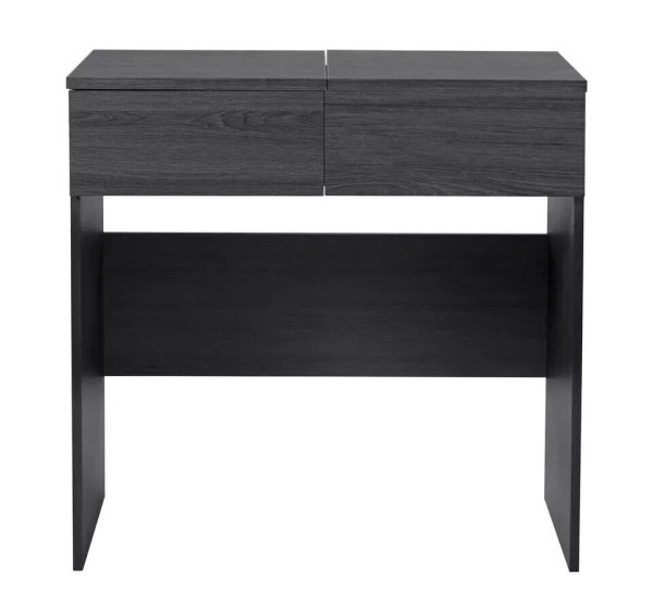 Malibu Black oak effect 1 drawer Mirror Desk Dressing Table Dresser kids - Image 3