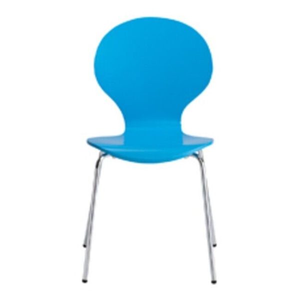 Set of 4 Blue Ibiza trendy dining chairs ** TABLE NOT INCLUDED** - Image 3