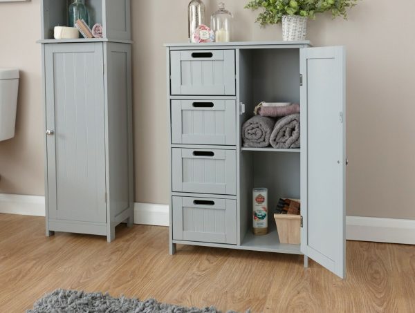 COLONIAL MULTI CABINET GREY - Image 4