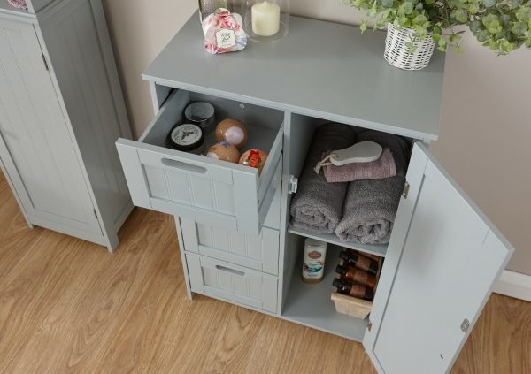 COLONIAL MULTI CABINET GREY - Image 7