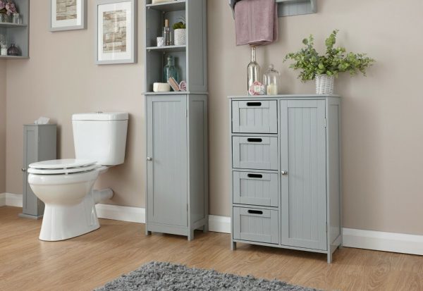 COLONIAL MULTI CABINET GREY