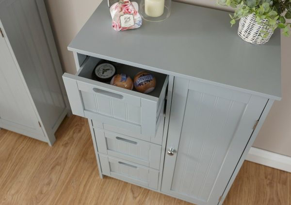 COLONIAL MULTI CABINET GREY - Image 8