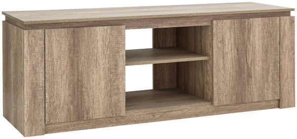 Canyon TV unit stand cabinet Oak Veneer 3D finish for an individual look - Image 3