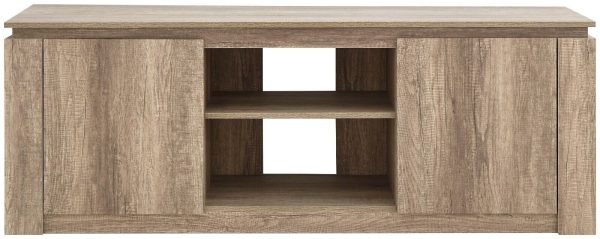 Canyon TV unit stand cabinet Oak Veneer 3D finish for an individual look - Image 4