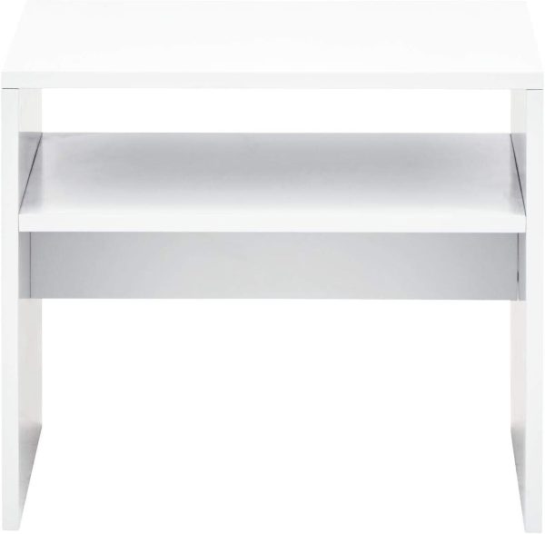 Pair of bed side table nightstand White - Image 4